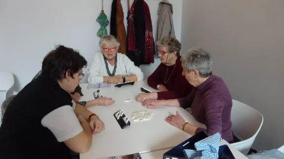Vrouwen die samen spelen